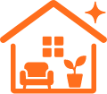 自由な住まいづくりアイコン